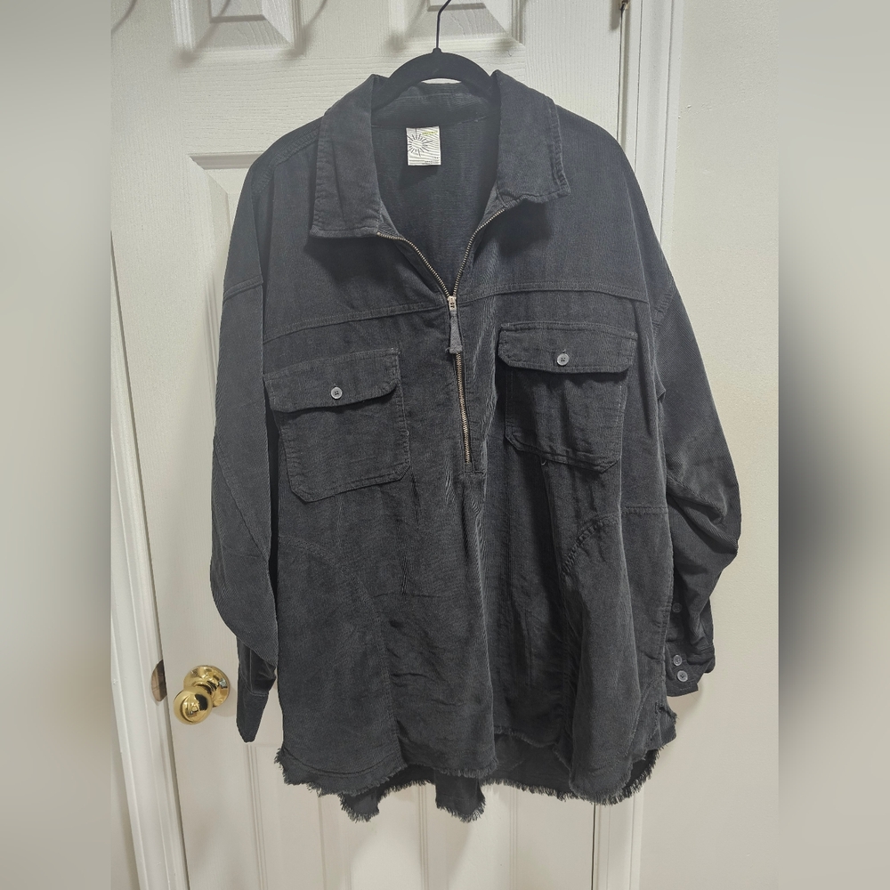 offline black corduroy